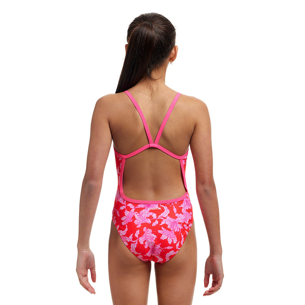 Funkita Fire Flyer Girls Single Strap One Piece