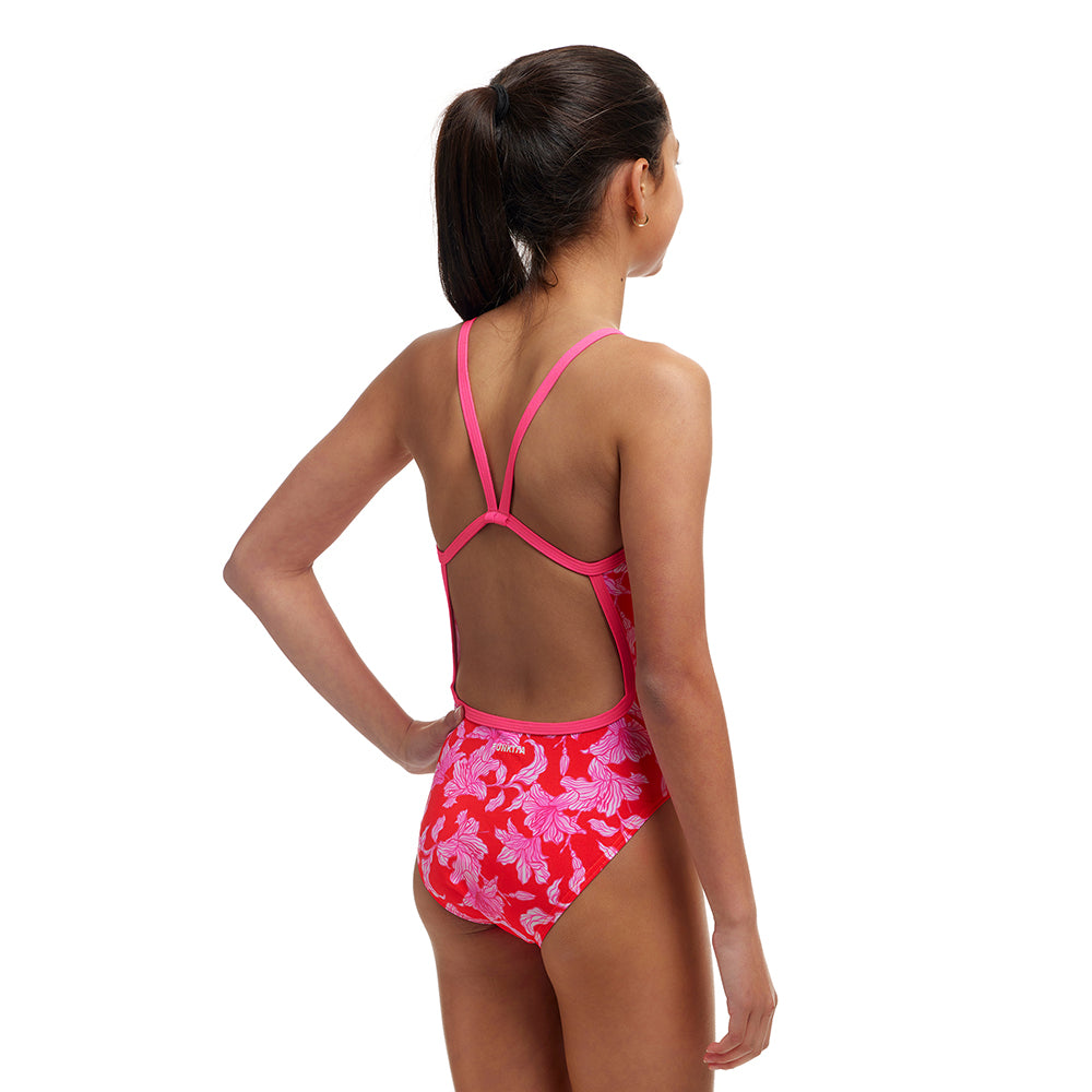 Funkita Fire Flyer Girls Single Strap One Piece