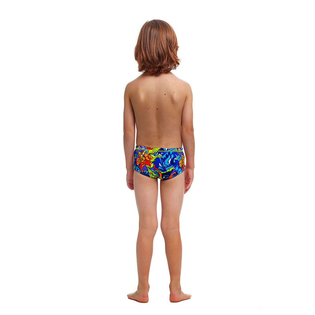 Funky Trunks Mixed Mess Toddler Boys Printed Trunks