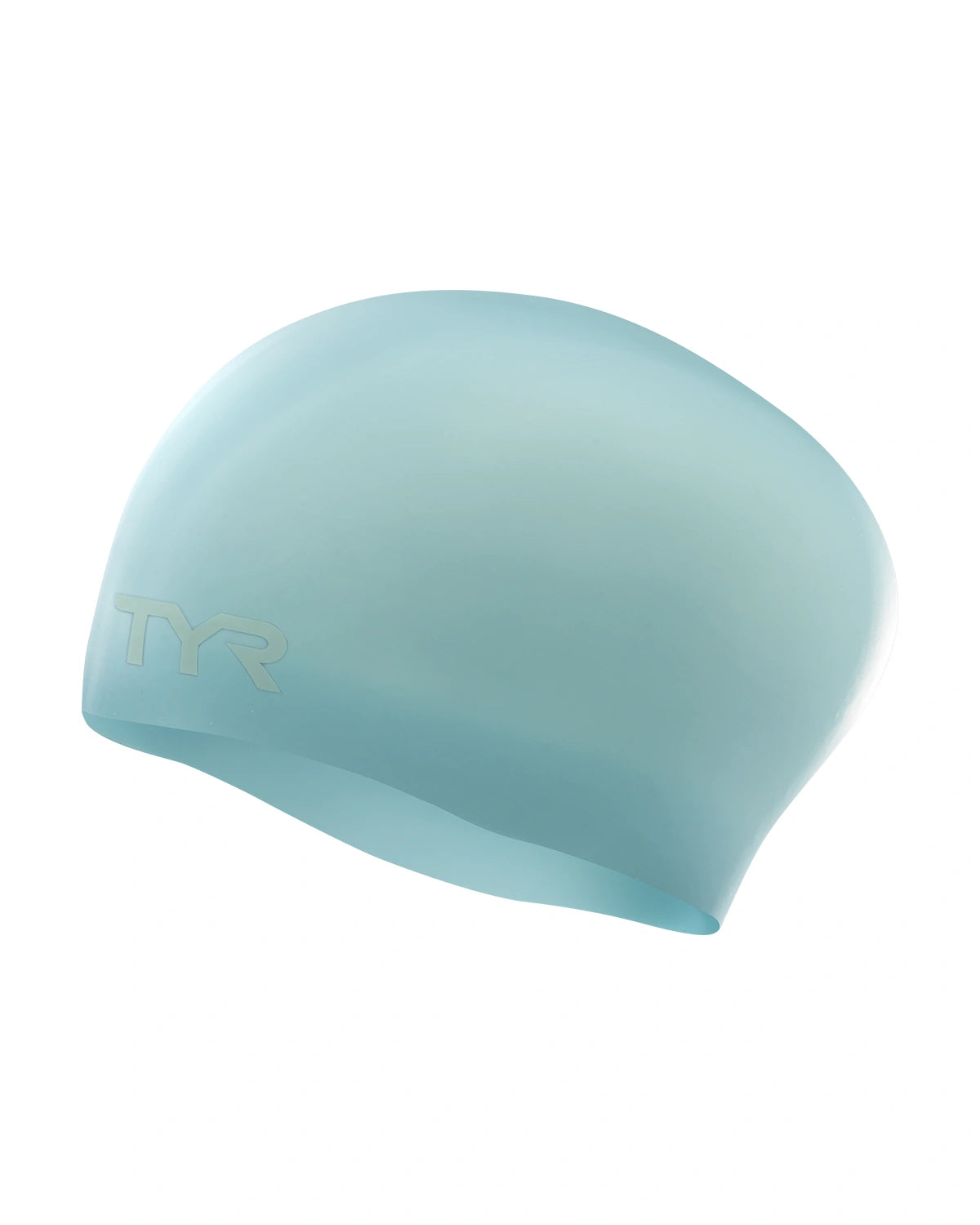 TYR Adult Long Hair Silicone Wrinkle-Free Swim Cap