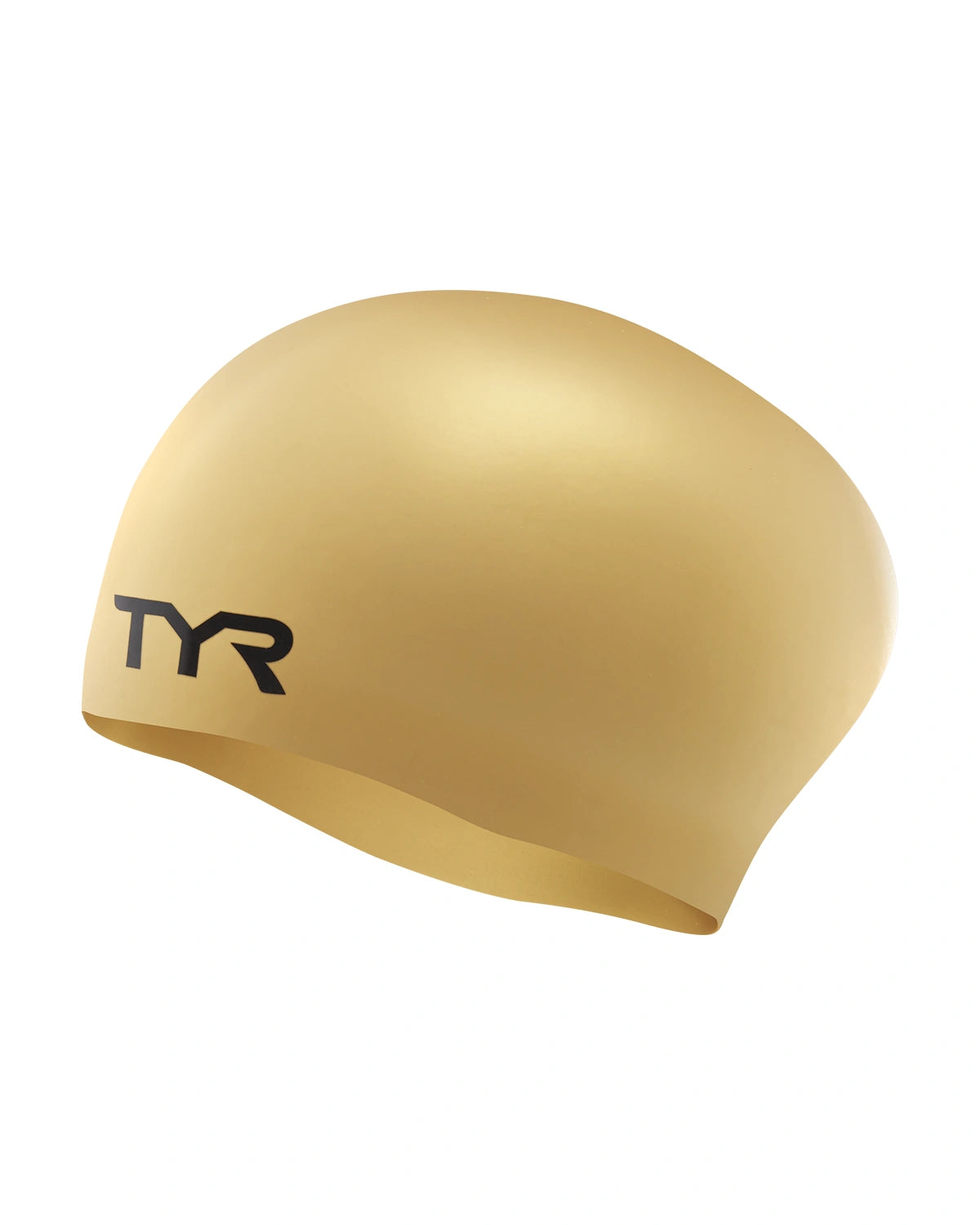 TYR Adult Long Hair Silicone Wrinkle-Free Swim Cap