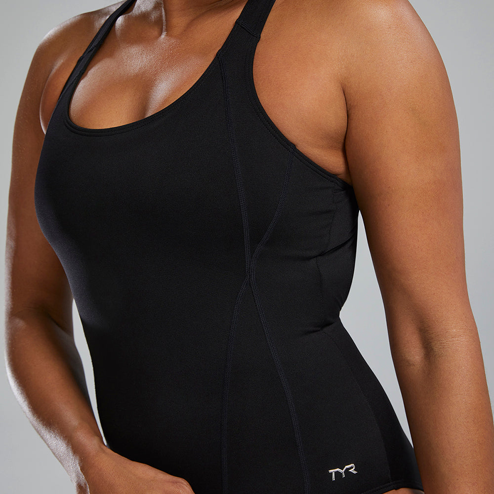 TYR Black Durafast Elite® Women's Max Splice Controlfit Swimsuit