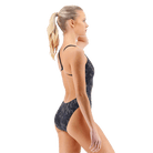 TYR Carbon Hex Cutoutfit Swimsuit - Aqua Shop 