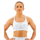 TYR GYM - Womens White Camo Duel Strap Sports Bra - Aqua Shop 