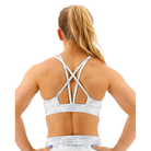 TYR GYM - Womens White Camo Duel Strap Sports Bra - Aqua Shop 