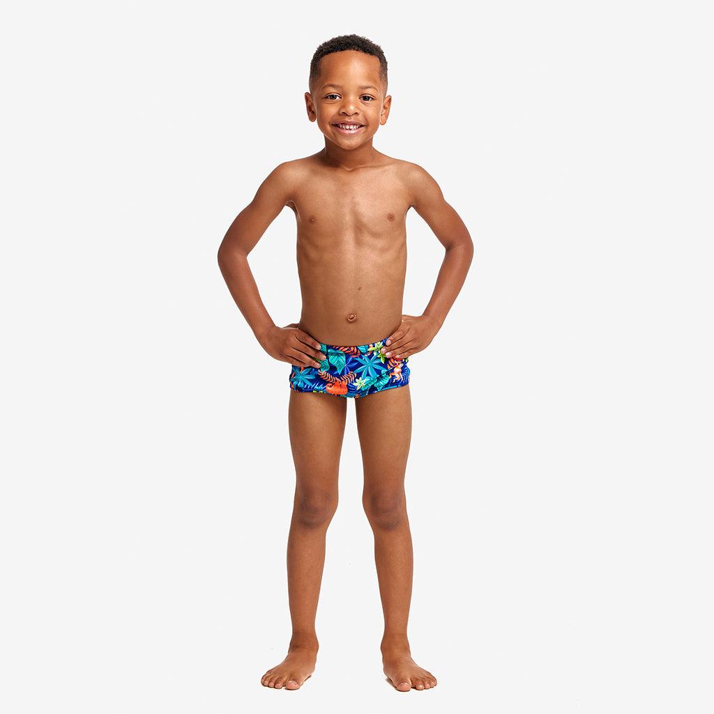 Funky Trunks Toddler Slothed Boys Printed Trunks - Aqua Shop 