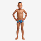 Funky Trunks Toddler Slothed Boys Printed Trunks - Aqua Shop 