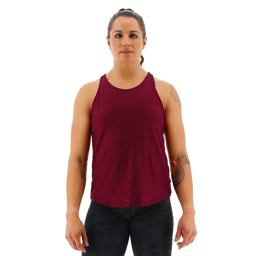 TYR GYM - Womens Windsor Wine Airtec Tank - Aqua Shop 