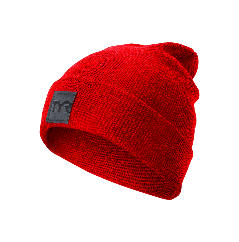 TYR Cuffed Knit Beanie - Aqua Shop 