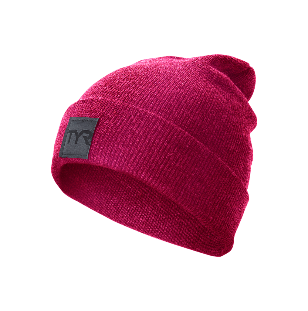 TYR Cuffed Knit Beanie - Aqua Shop 