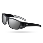 TYR Knox Mens Wrap Sunglasses Silver Black - Aqua Shop 