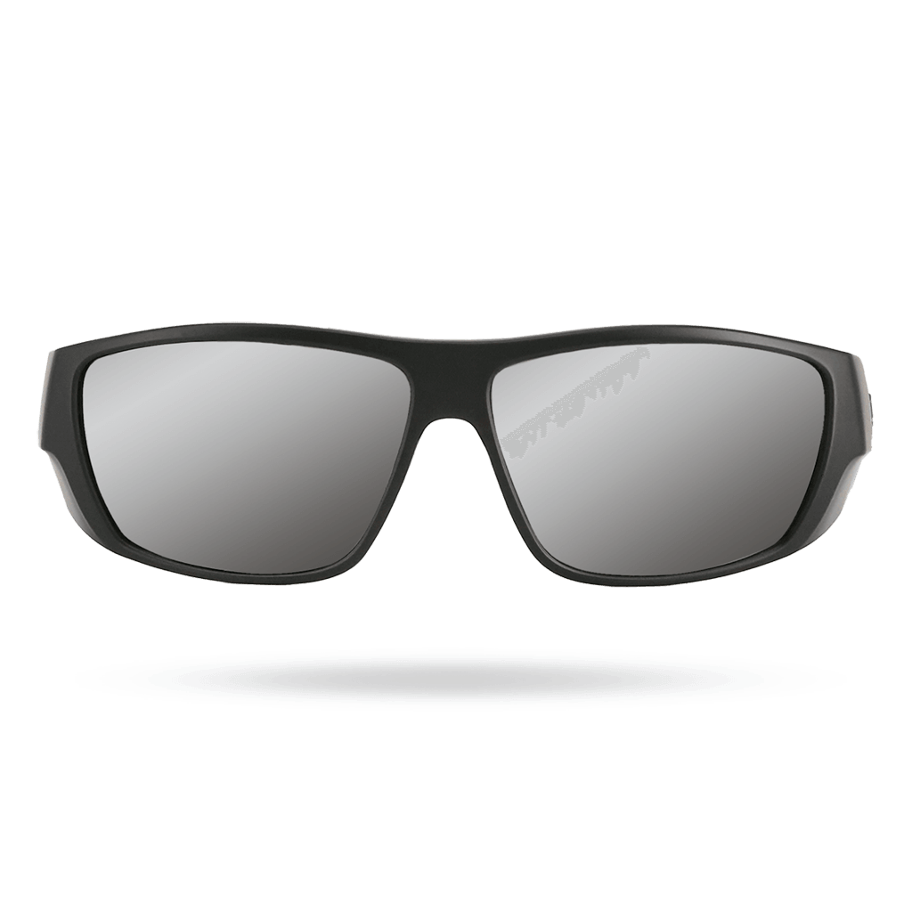 TYR Knox Mens Wrap Sunglasses Silver Black - Aqua Shop 