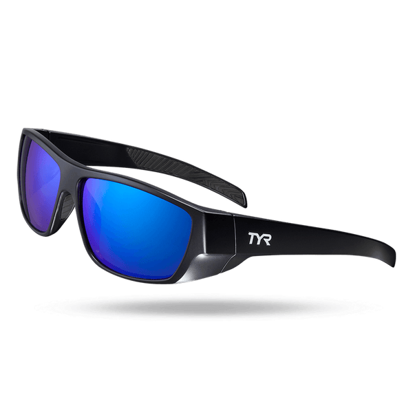 TYR Knox Mens Wrap Sunglasses Blue Black @ $159.00