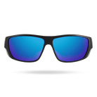 TYR Knox Mens Wrap Sunglasses Blue Black - Aqua Shop 