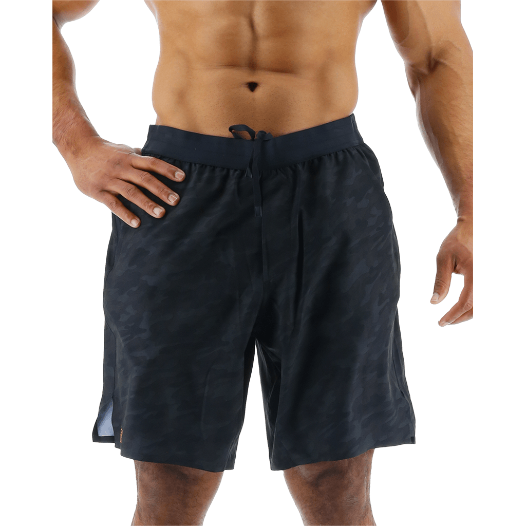 TYR GYM Mens Unbroken Lined 7" Black Camo Short - Aqua Shop 