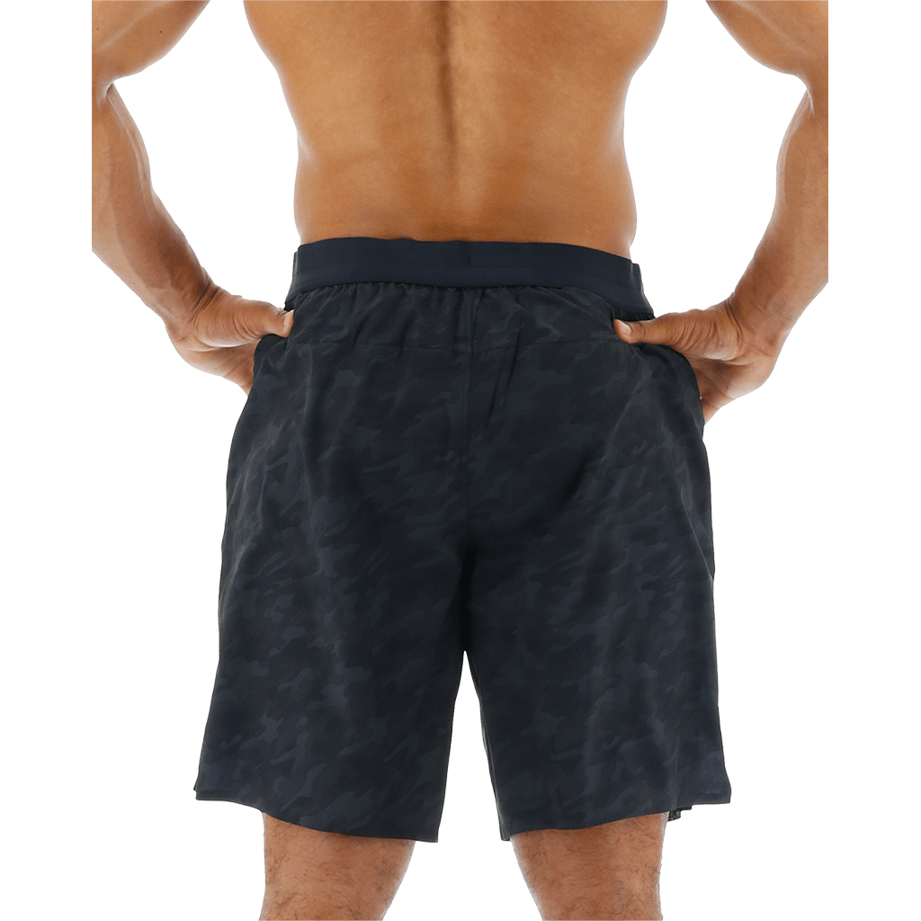 TYR GYM Mens Unbroken Lined 7" Black Camo Short - Aqua Shop 