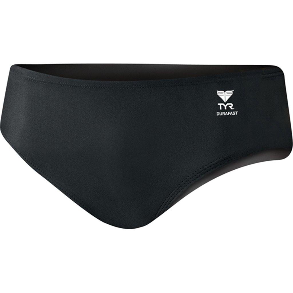 TYR Male Durafast Elite Solid Black Racer - Aqua Shop 