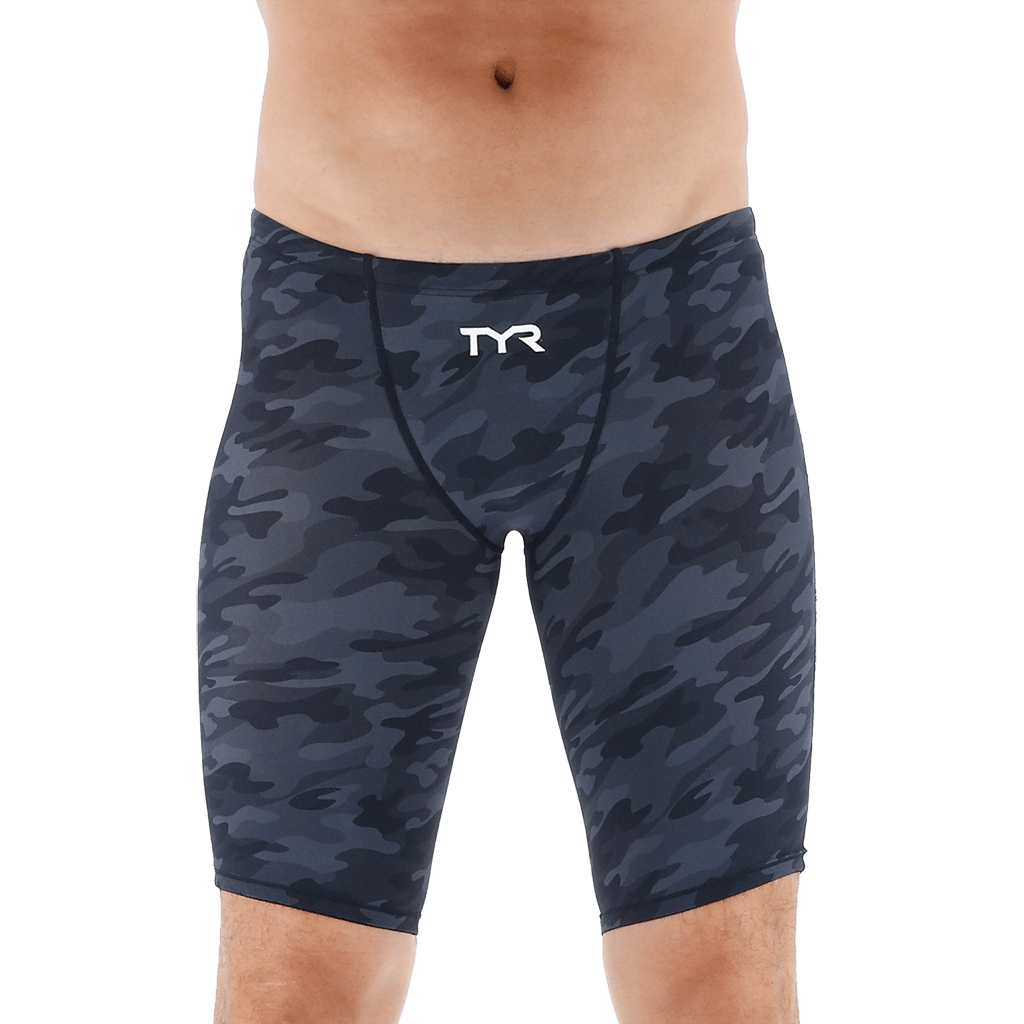 TYR Thresher Camo Black Jammer - Aqua Shop 