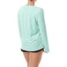 TYR Womens SunDefense Mint Long Sleeve Shirt - Aqua Shop 