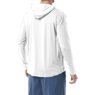 TYR Mens Hooded SunDefense White Long Sleeve Shirt - Aqua Shop 