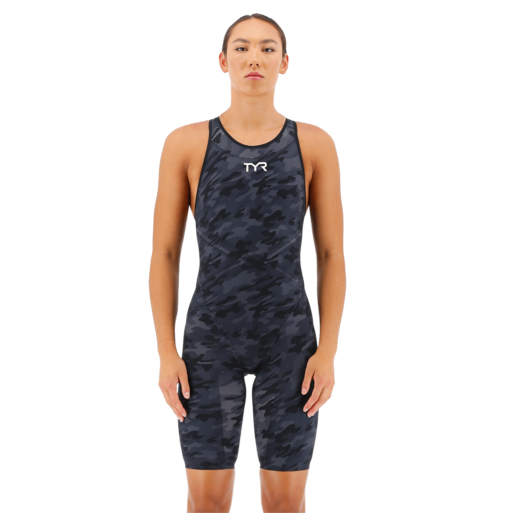 TYR Venzo Camo Black Closed Back Race Suit - Aqua Shop 