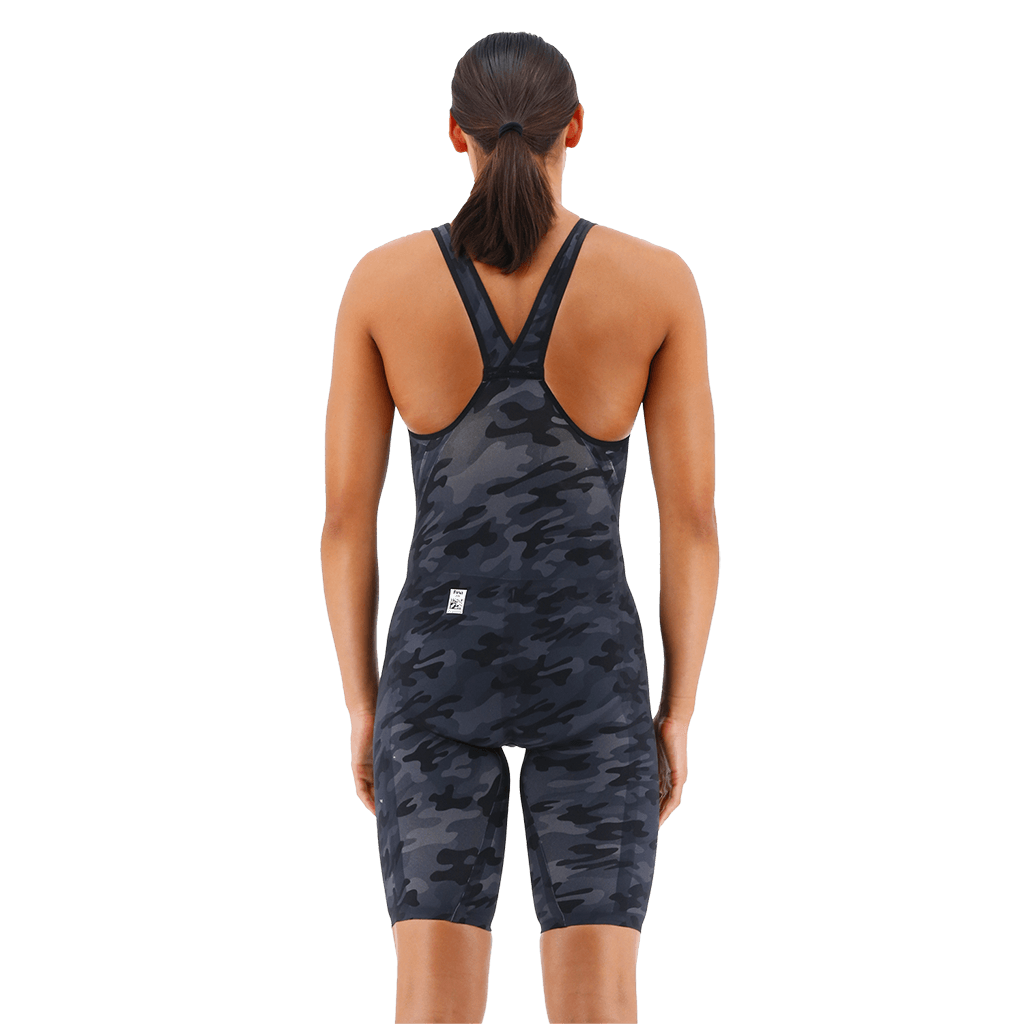 TYR Venzo Camo Black Closed Back Race Suit - Aqua Shop 