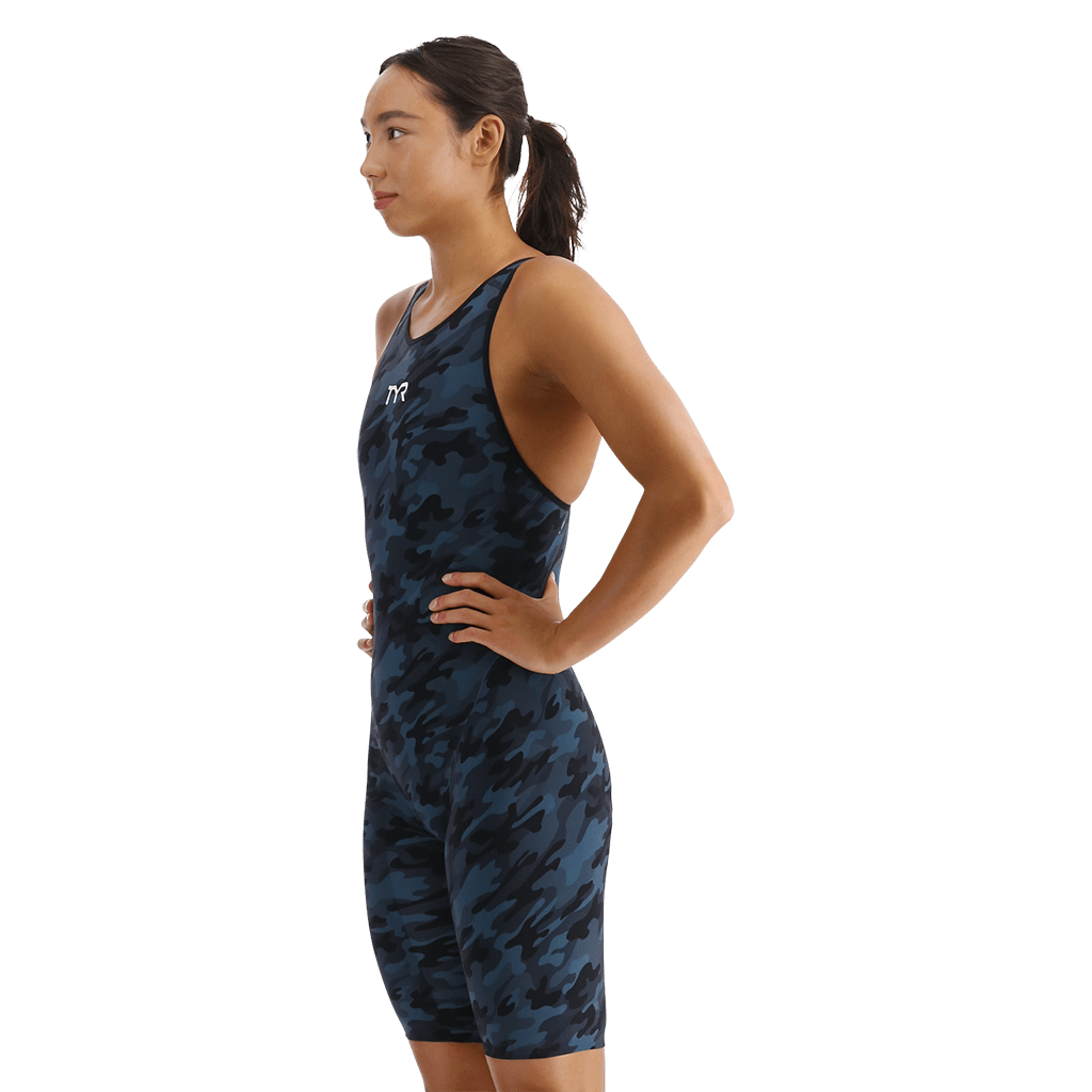 TYR Venzo Camo Deep Teal Closed Back Race Suit - Aqua Shop 