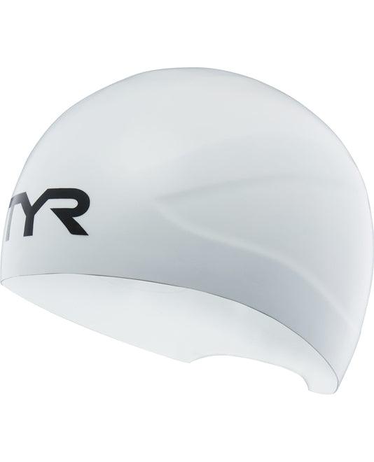 TYR Black Wall Breaker Silicone Race Cap 2.0 - Aqua Shop 