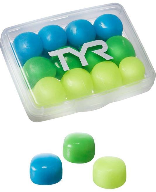 TYR Kids Soft Silicone Ear Plugs -12 Plugs - Aqua Shop 