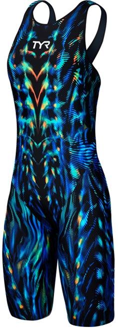 TYR Genisis Crystal Venzo Open Back Race Suit - Aqua Shop 