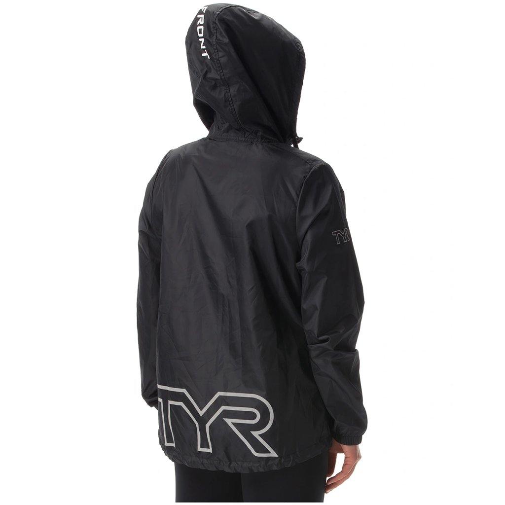 TYR Womens Black Elite Team Windbreaker - Aqua Shop 